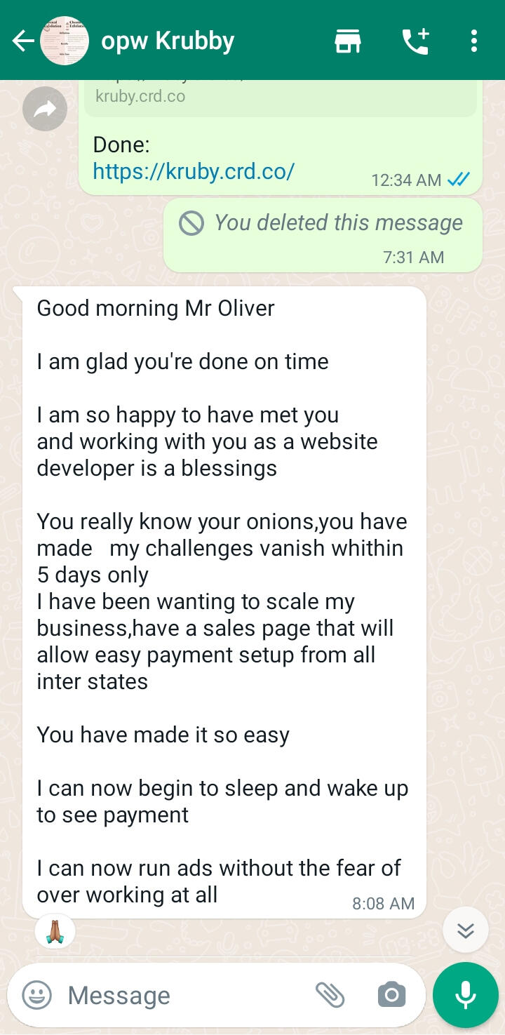 High-Converting One-Page Website That's Within Your Budget And Timeframe